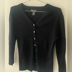 Banana Republic Black 100% Cotton Women's Sweater